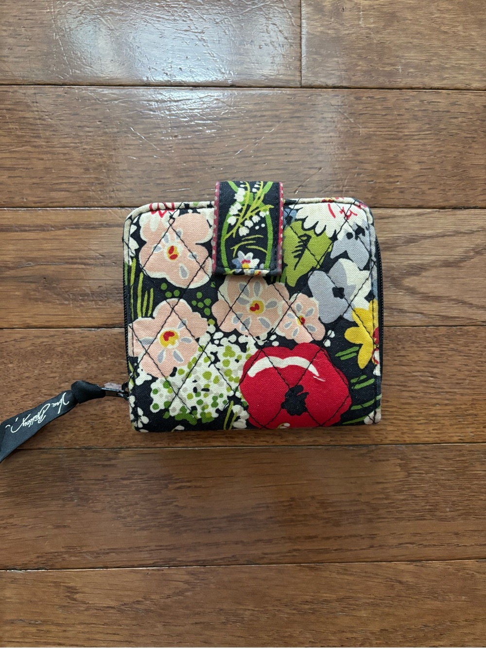 Very Bradley Multicolor Small Zip Up Wallet